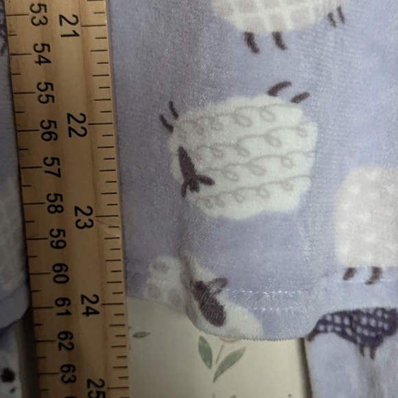 💙 🩶 Cuddl Duds Pajamas Sheep Print Super Soft Sleepover Pajama Party - Picture 9 of 11